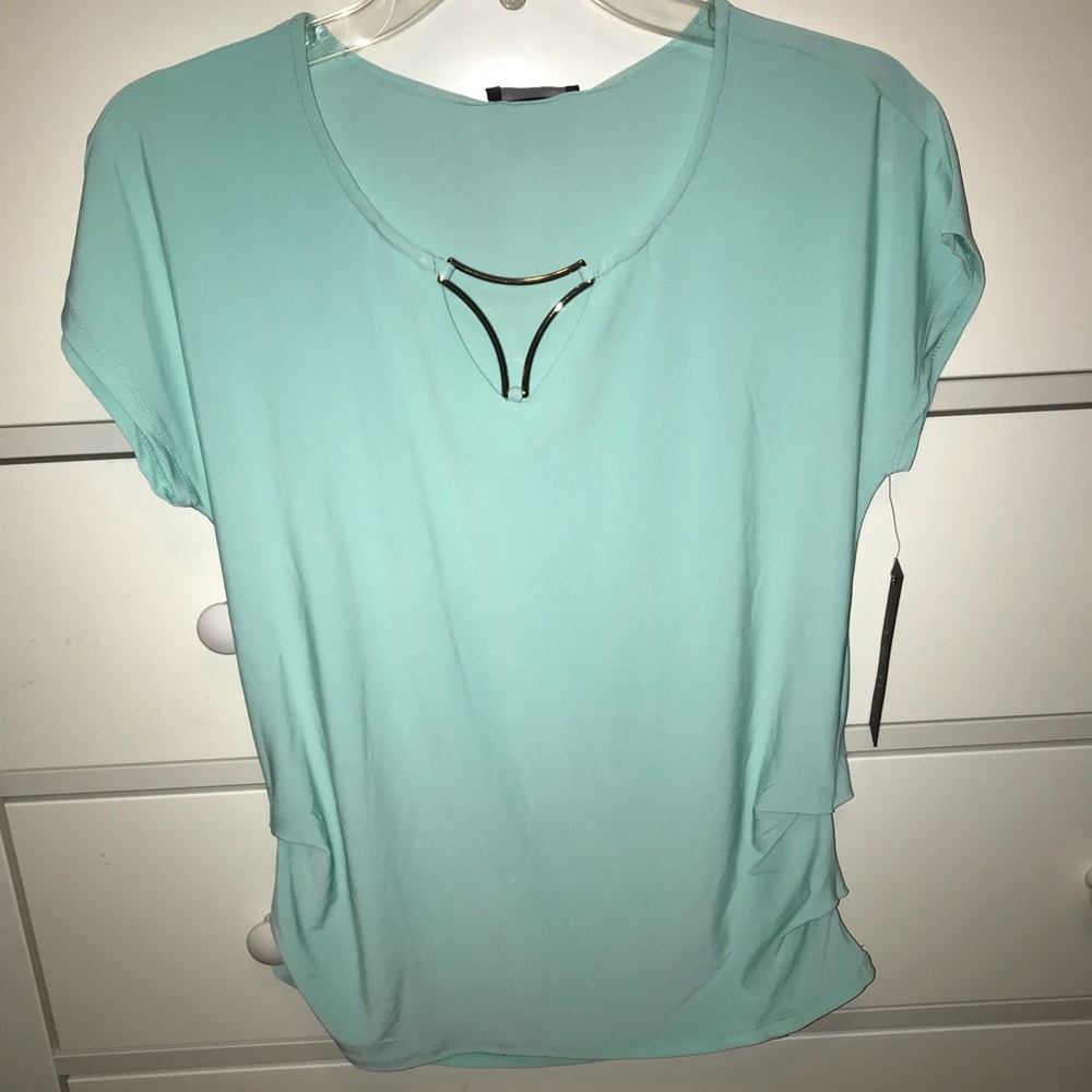 Teal blouse